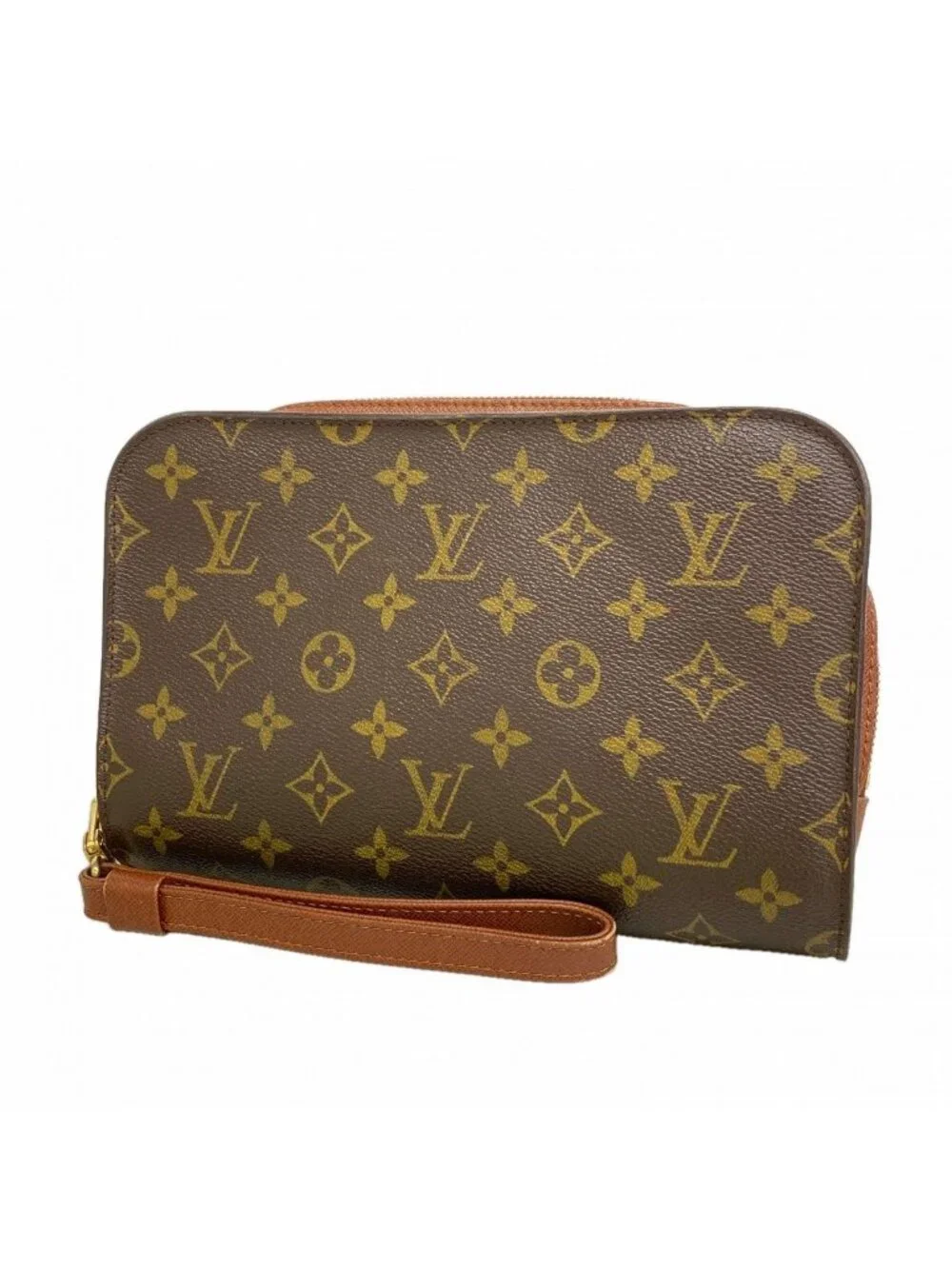 Louis Vuitton Clutch Monogram Orsay Brown